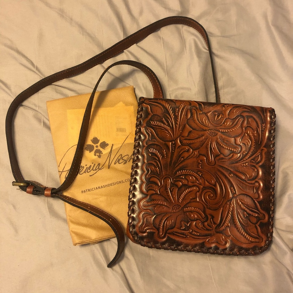 Patricia Nash Tooled Crossbody Bag